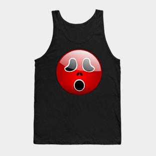 Halloween Scary Red Emoji Tank Top